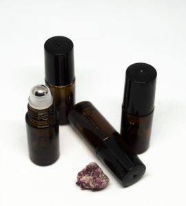 5 ml roll-on barna folyadéküveg (vastag falú) 4db-os csomagban
